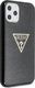 Guess Guess GUHCN65SGTLBK iPhone 11 Pro Max czarny/black hard case Glitter Triangle 3