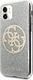 Guess Guess GUHCN61PCUGLLG iPhone 11 jasnoszary/light grey hard case Glitter 4G Circle Logo 2