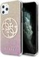 Guess Guess GUHCN58PCUGLPGG iPhone 11 Pro różowo-złoty/gold pink hard case Glitter Gradient 4G Circle Logo 1
