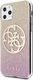 Guess Guess GUHCN58PCUGLPGG iPhone 11 Pro różowo-złoty/gold pink hard case Glitter Gradient 4G Circle Logo 2