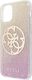 Guess Guess GUHCN58PCUGLPGG iPhone 11 Pro różowo-złoty/gold pink hard case Glitter Gradient 4G Circle Logo 3