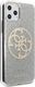 Guess Guess GUHCN58PCUGLLG iPhone 11 Pro jasnoszary/light grey hard case Glitter 4G Circle Logo 5
