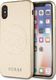 Guess Guess GUHCPXRSSASGO iPhone X/Xs złoty/gold hard case Saffiano 4G Circle Logo 1