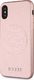 Guess Guess GUHCPXRSSASRG iPhone X/Xs różowo-złoty/rose gold hard case Saffiano 4G Circle Logo 2