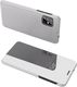 Hurtel Clear View Case futerał etui z klapką Samsung Galaxy S20 Plus srebrny uniwersalny 1