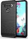 Hurtel Carbon Case elastyczne etui pokrowiec LG K50S czarny uniwersalny 1
