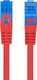 Lanberg PATCHCORD KAT.6A S/FTP LSZH CCA 1M CZERWONY FLUKE PASSED LANBERG 1