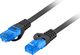 Lanberg PATCHCORD KAT.6A S/FTP LSZH CCA 0.5M CZARNY FLUKE PASSED LANBERG 3
