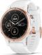 Zegarek sportowy Garmin Zegarek fenix 5S Plus Sapphire Rose Gold / White Band (010-01987-07) 1