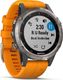 Zegarek sportowy Garmin Zegarek fenix 5 Plus Sapphire Titanium / Solar Flare Orange Band (010-01988-05) 2