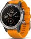 Zegarek sportowy Garmin Zegarek fenix 5 Plus Sapphire Titanium / Solar Flare Orange Band (010-01988-05) 3