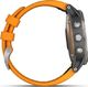 Zegarek sportowy Garmin Zegarek fenix 5 Plus Sapphire Titanium / Solar Flare Orange Band (010-01988-05) 5