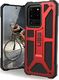 UAG Etui na telefon UAG Monarch do Samsung Galaxy S20 Ultra Crimson Red Leather uniwersalny 1