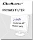 Filtr Qoltec Filtr prywatyzujacy Rodo | 24 cale | 16:10 | Czarny -51061 1