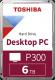 Dysk Toshiba P300 6TB 3.5" SATA III (HDWD260UZSVA) 1