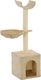 vidaXL Drapak dla kota z sizalowymi słupkami, 105 cm, beżowy 2