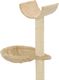 vidaXL Drapak dla kota z sizalowymi słupkami, 105 cm, beżowy 4