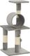 vidaXL Drapak dla kota ze słupkami sizalowymi, 65 cm, szary 2