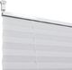 vidaXL Roleta plisowana, biała (80x100cm) 6