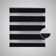 vidaXL Roleta Zebra (40 x 100 cm) Czarna 2