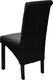 vidaXL Krzesła stołowe, 2 szt., czarne, sztuczna skóra 5