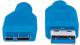Kabel USB Manhattan USB-A - micro-B 2 m Niebieski (325424) 2