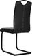 vidaXL Krzesła stołowe, 6 szt., czarne, sztuczna skóra 6