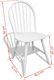 vidaXL Krzesła stołowe, 6 szt., białe, lite drewno (272090) - 272090 6