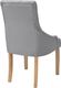 vidaXL Krzesła stołowe, 2 szt., jasnoszare, tkanina 5