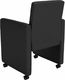 vidaXL Krzesła stołowe, 4 szt., czarne, sztuczna skóra 5