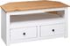 vidaXL Narożna szafka pod TV, biała, 93x55x49 cm, sosna, seria Panama 4