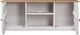 vidaXL Szafka pod TV, biała, 120x40x50 cm, lita sosna, seria Panama 5