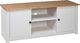 vidaXL Szafka pod TV, biała, 120x40x50 cm, lita sosna, seria Panama 6
