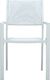 vidaXL krzesła ogrodowe, 4 sztuki, białe, plastik stylizowany na rattan (47888) 3