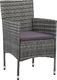 vidaXL krzesła ogrodowe, 2 sztuki, rattan PE, szare (46180) 3