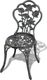 vidaXL krzesła bistro, 2 sztuki, odlewane aluminium, zielone (43175) 1
