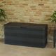 Skrzynia ogrodowa vidaXL 117x45x56 cm 280 l Czarny 5
