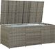 Skrzynia ogrodowa vidaXL 180x90x75 cm Szary 4