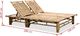 vidaXL podwójny leżak, bambus (43715) 7