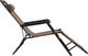 vidaXL składane leżaki z podnóżkiem, 2 sztuki, stalowe, brązowe (44346) 5
