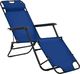 vidaXL składane leżaki z podnóżkiem, 2 sztuki, stalowe, niebieskie (44342) 4