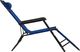 vidaXL składane leżaki z podnóżkiem, 2 sztuki, stalowe, niebieskie (44342) 5