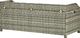 vidaXL ławka ogrodowa ze schowkiem, 120 cm, polirattan, szara (46481) 5