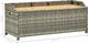 vidaXL ławka ogrodowa ze schowkiem, 120 cm, polirattan, szara (46481) 7