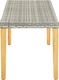 vidaXL ławka ogrodowa, 80 cm, polirattan, szara (46487) 2