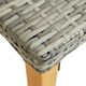 vidaXL ławka ogrodowa, 80 cm, polirattan, szara (46487) 3