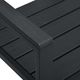 vidaXL ławka ogrodowa, 120 cm, czarna, HDPE o wyglądzie drewna (47878) 4