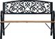vidaXL Ławka ogrodowa 120 cm drewno 1