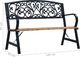 vidaXL Ławka ogrodowa 120 cm drewno 7