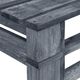 vidaXL ogrodowa ławka z palet, drewno FSC, szara (44697) 4